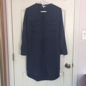 Denim shirt dress